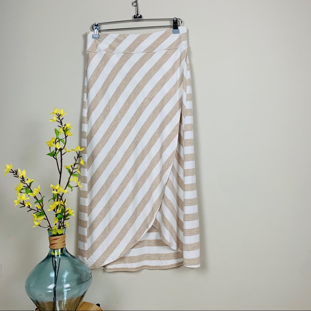ATHLETA striped skirt